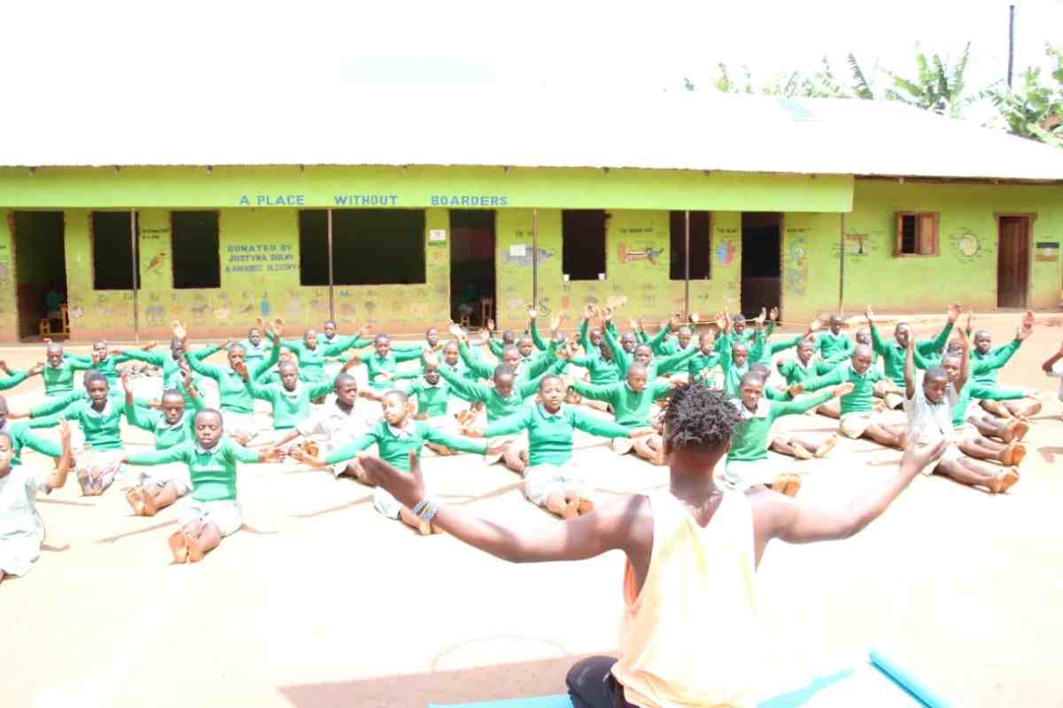 Orphans receiving support through Loving Hearts Helping Hands
