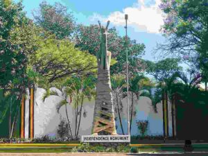Independence Monument in Kampala Uganda