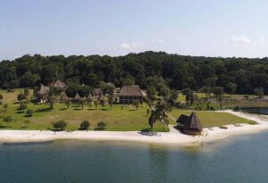 Couple enjoying a romantic Uganda wedding anniversary safari with Mambo Gorilla Safaris