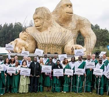 Rwanda Kwita Izina mountain gorilla naming ceremony celebrating gorilla conservation in Kinigi